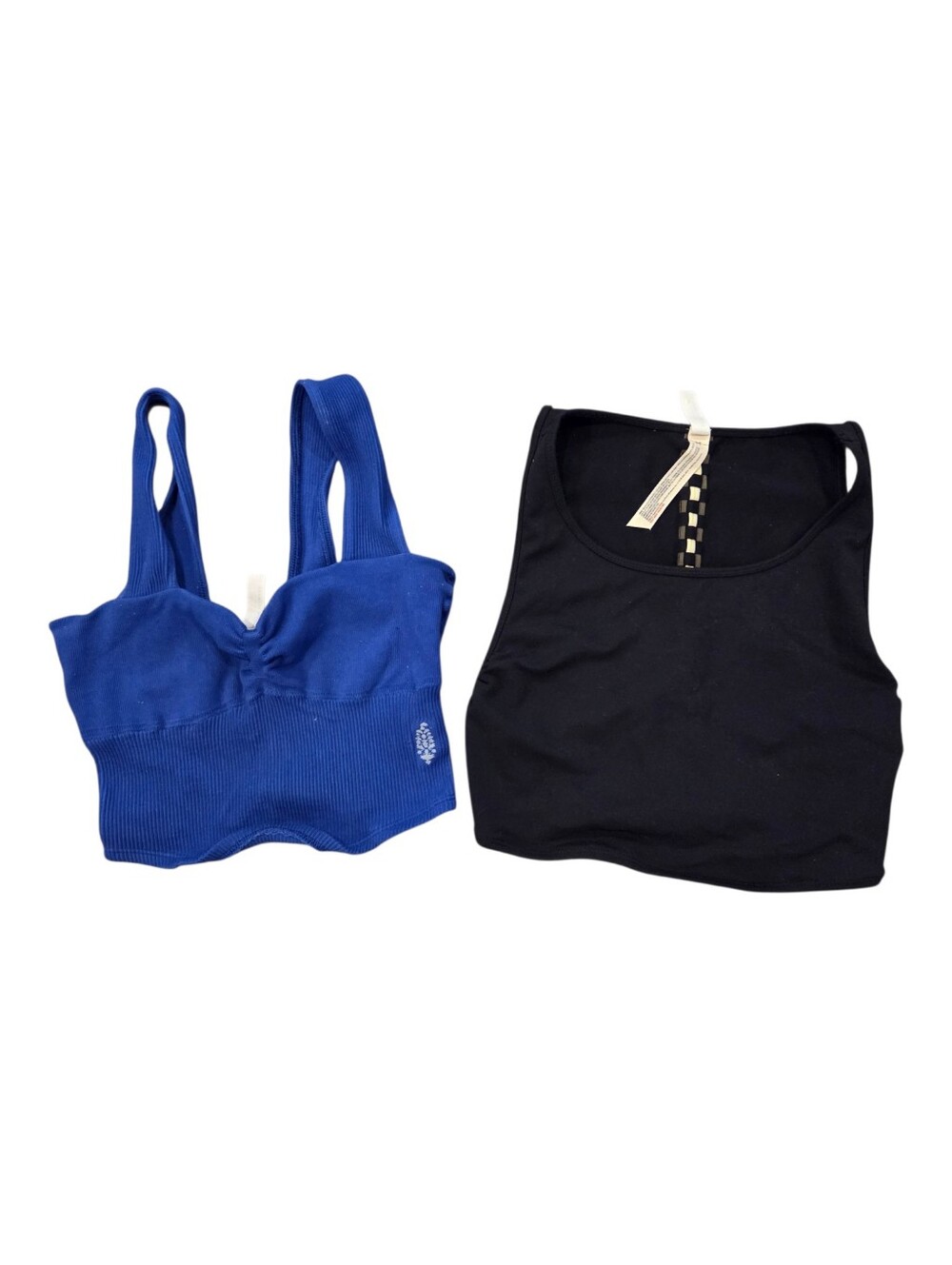 Free People, Crop Tops Unique Woven Detail, Breathable Activewear, Size Small